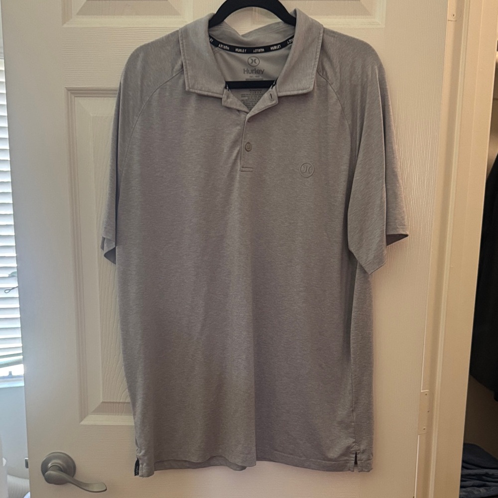 Hurley Light Gray Men's Polo Shirt